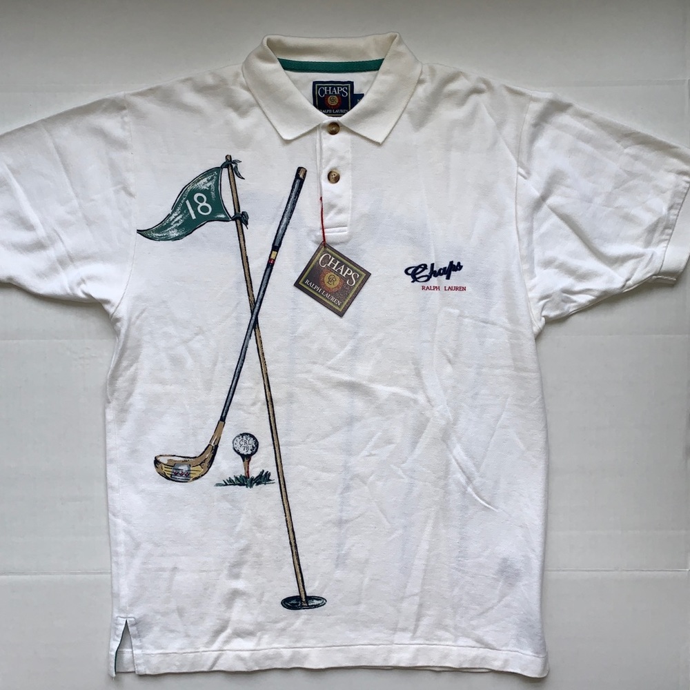 ‼️SOLD‼️ Vtg Chaps Ralph Lauren Golo Polo Shirt - Picture 1 of 9